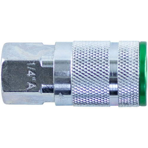 1/4" Green A Coupler - Female 1/4" Green A Coupler - Female
