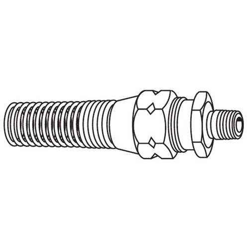 3/8" I.D., 1/4" NPT, Male Connector Hose Fittings with Spring Guard, 338 B Series - 33806BY34 3/8" I.D., 1/4" NPT, Male Connector Hose Fittings with Spring Guard, 338 B Series - 33806BY34