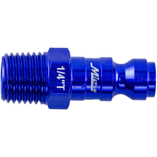 1/4" Blue T Plug - Male 1/4" Blue T Plug - Male