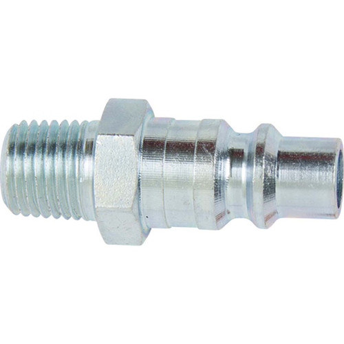 H Style Plug - 1/4" NTP Male - Plated Steel H Style Plug - 1/4" NTP Male - Plated Steel