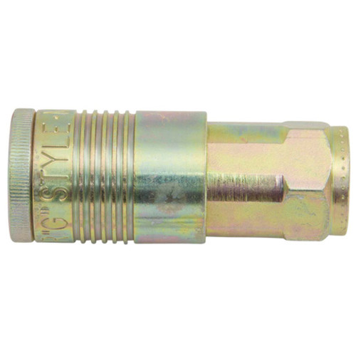 1/2" FPT, Milton G-Style industrial interchange Series Couplers, Plated Steel 1/2" FPT, Milton G-Style industrial interchange Series Couplers, Plated Steel