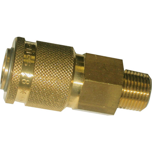 1/2" Body Size, 1/2" MPT Parker 20 Series Couplers (Industrial interchange) - PH16 1/2" Body Size, 1/2" MPT Parker 20 Series Couplers (Industrial interchange) - PH16