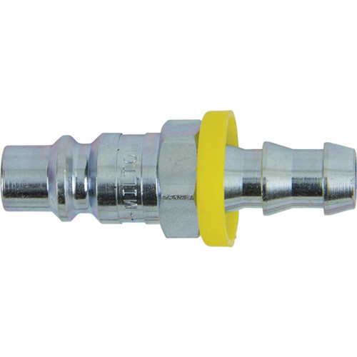 H Style Plug - 3/8" Push-On Hose Barb - Plated Steel H Style Plug - 3/8" Push-On Hose Barb - Plated Steel