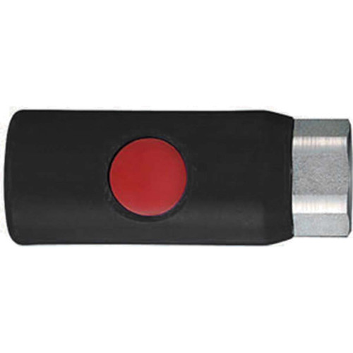3/8" Body Size, 1/4" FPT Prevost Safety Push Button Couplers, Tru-Flate interchange 3/8" Body Size, 1/4" FPT Prevost Safety Push Button Couplers, Tru-Flate interchange