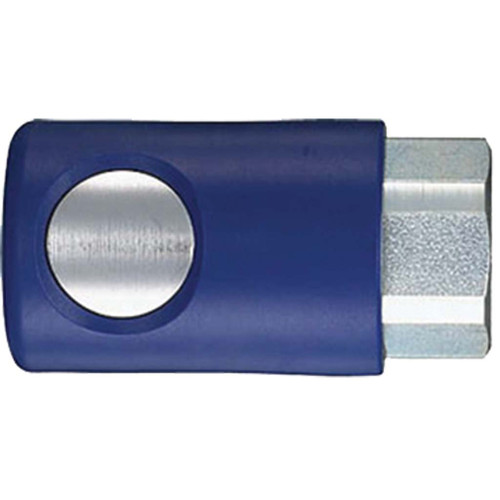 1/4" Body Size, 3/8" FPT Prevost Safety Push Button Couplers, Industrial interchange - ISC061202 1/4" Body Size, 3/8" FPT Prevost Safety Push Button Couplers, Industrial interchange - ISC061202