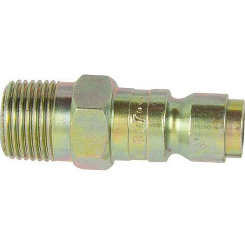1/4" MPT Milton P-Style Tru-Flate/Parker interchange Series Plugs, Plated Case Hardened Steel 1/4" MPT Milton P-Style Tru-Flate/Parker interchange Series Plugs, Plated Case Hardened Steel