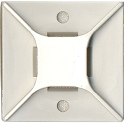 Cable Tie Mount - Natural, 4-Way Adhesive, 2"