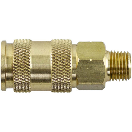 3/8" Brass V Coupler - Male