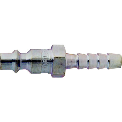M Style Plug - 3/8" Hose Barb - Plated Steel M Style Plug - 3/8" Hose Barb - Plated Steel