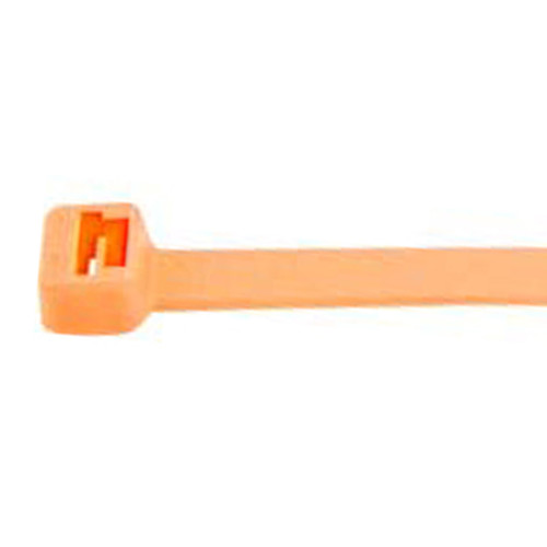 Fluorescent Cable Tie - Orange, 50 Tensile Strength