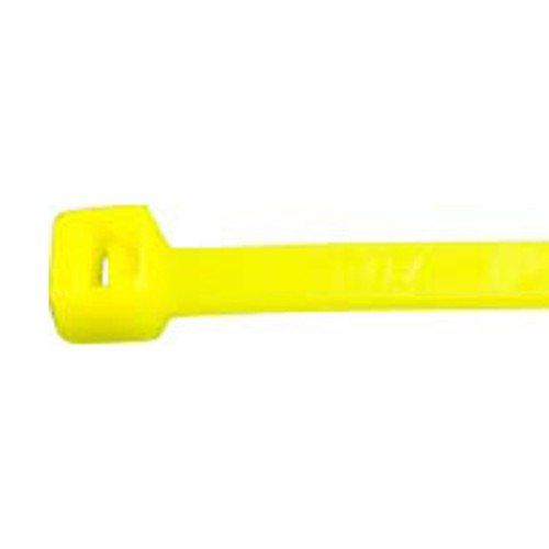 Fluorescent Cable Tie - Yellow, 50 Tensile Strength Fluorescent Cable Tie - Yellow, 50 Tensile Strength