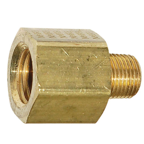 3/8 FPT x 3/8 MPT, Brass Pipe Adapter - 3200X6 3/8 FPT x 3/8 MPT, Brass Pipe Adapter - 3200X6