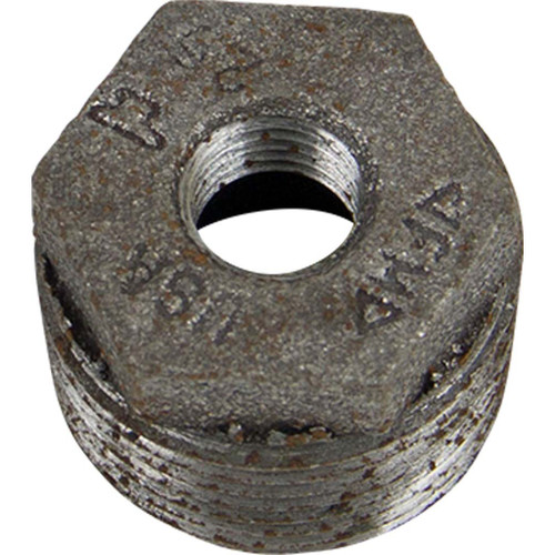 1" x 1/4" Hex Bushing, Sch. 40 Black Pipe Fitting, Class 150 - BP701X14 1" x 1/4" Hex Bushing, Sch. 40 Black Pipe Fitting, Class 150 - BP701X14