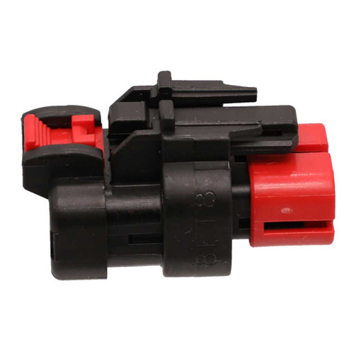 3 Positions Plug Housing Black, Key A Red