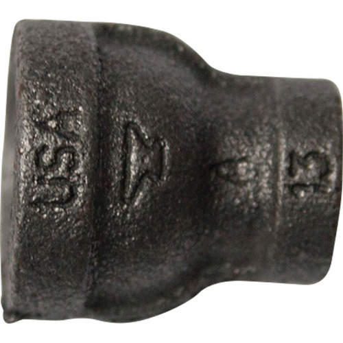 3/8" x 1/8" Reducer Fitting, Schedule 40 Black Pipe, Class 150 - BP5038X18 3/8" x 1/8" Reducer Fitting, Schedule 40 Black Pipe, Class 150 - BP5038X18