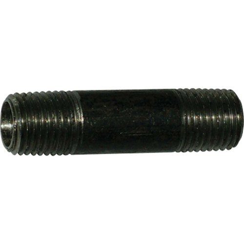 3/8" x 4" Welded Steel Nipple, Sch. 40 Black Pipe Fitting, Class 150 - BP6038X4 3/8" x 4" Welded Steel Nipple, Sch. 40 Black Pipe Fitting, Class 150 - BP6038X4
