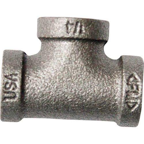 3/4" x 1/2" x 1/2" Tee Fitting, Schedule 40 Galvanized Pipe, Class 150 - GP8034X12X12 3/4" x 1/2" x 1/2" Tee Fitting, Schedule 40 Galvanized Pipe, Class 150 - GP8034X12X12