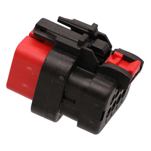 8 Positions Plug Housing Black, Key A Red 8 Positions Plug Housing Black, Key A Red