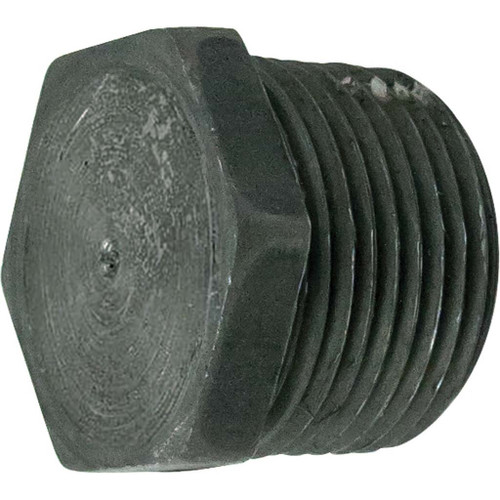 3/4" Hex Head Plug, Sch. 80 Black Pipe Fitting, Class 3000 3/4" Hex Head Plug, Sch. 80 Black Pipe Fitting, Class 3000