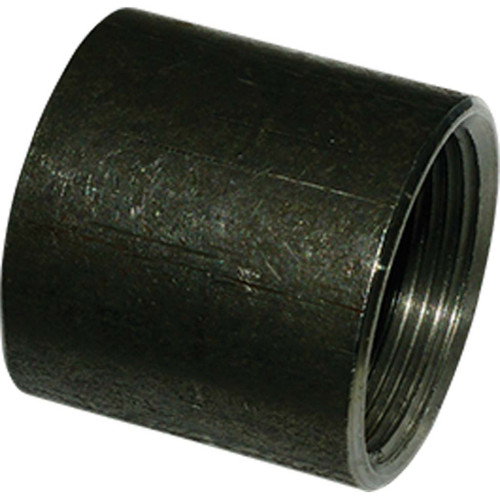1-1/2" Merchant Steel Coupling, Sch. 40 Black Pipe Fitting, Class 150 - BP130112
