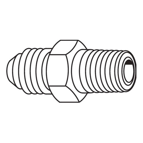 1" Tube O.D. x 1" Pipe, JIC 37 Degree Male Connectors