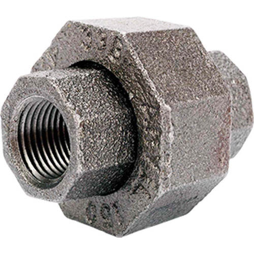 1/2" Ground Joint Union, Sch. 40 Galvanized Pipe Fitting, Class 150 - GP9012