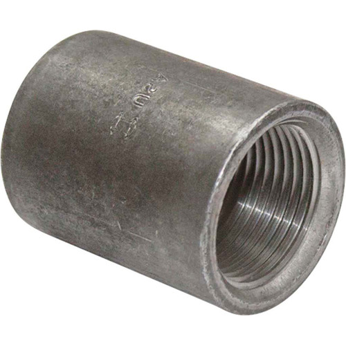 1-1/4" Merchant Steel Coupling, Sch. 40 Galvanized Pipe Fitting, Class 150 - GP130114