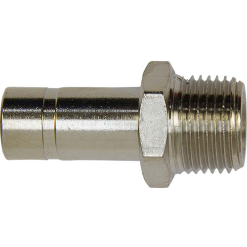 3/8" Tube O.D. x 3/8 MPT, Push Connect, Inch Stem Adapter - 1180X6X6