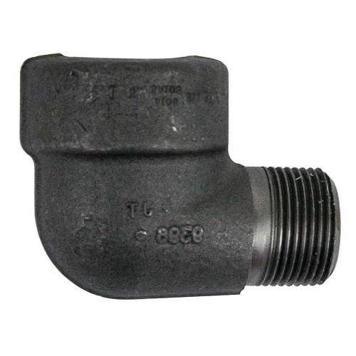 2" 90 Degree Street Elbow, Sch. 80 Black Pipe Fitting, Class 3000 2" 90 Degree Street Elbow, Sch. 80 Black Pipe Fitting, Class 3000