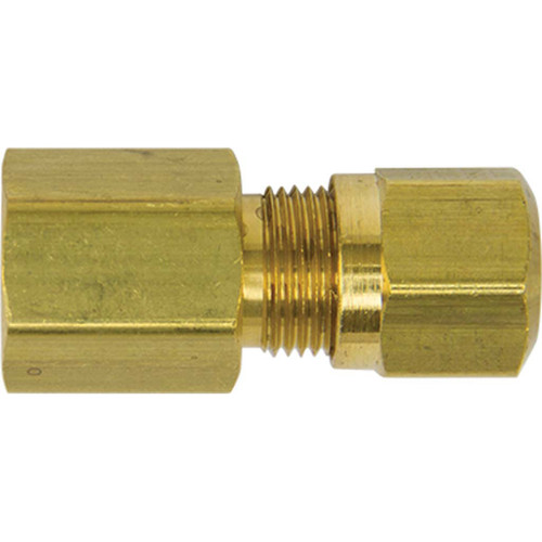 1/4 Tube O.D. x 1/8" FPT, D.O.T. Air Brake Compression Female Connector - 1466X4