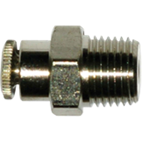 1/8" Tube O.D. x 1/4" MPT, Push Connect, Inch Male Connector - 1168X2X4