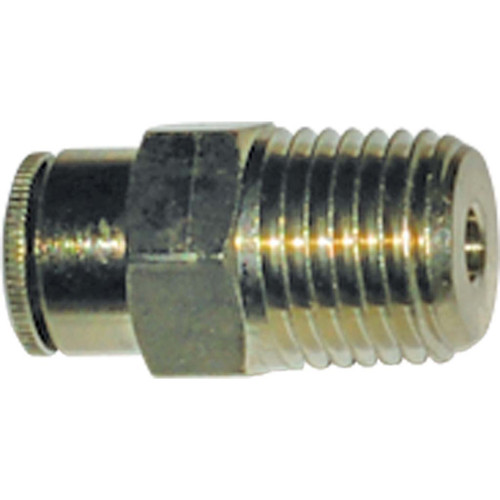 1/4" Tube O.D. x 1/4" MPT, Push Connect, Inch Male Connector - 1168X4X4