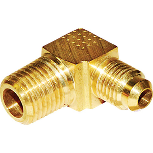 1/4" Tube O.D. x 3/8 MPT, SAE 45 Degree Flare 90 Degree Male Elbow 1/4" Tube O.D. x 3/8 MPT, SAE 45 Degree Flare 90 Degree Male Elbow
