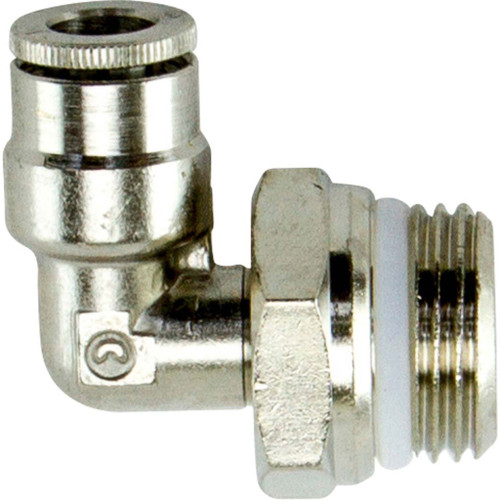 1/2" Tube O.D. x 1/4" MPT, Push Connect Plus Swivel Male Elbow - 1169PX8X4S 1/2" Tube O.D. x 1/4" MPT, Push Connect Plus Swivel Male Elbow - 1169PX8X4S