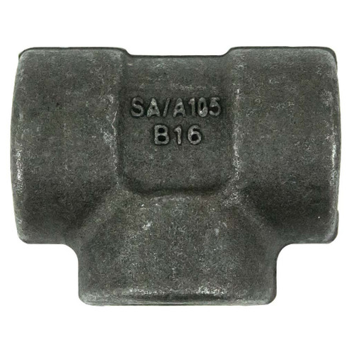 1/4" Tee, Sch. 80 Black Pipe Fitting, Class 3000 1/4" Tee, Sch. 80 Black Pipe Fitting, Class 3000