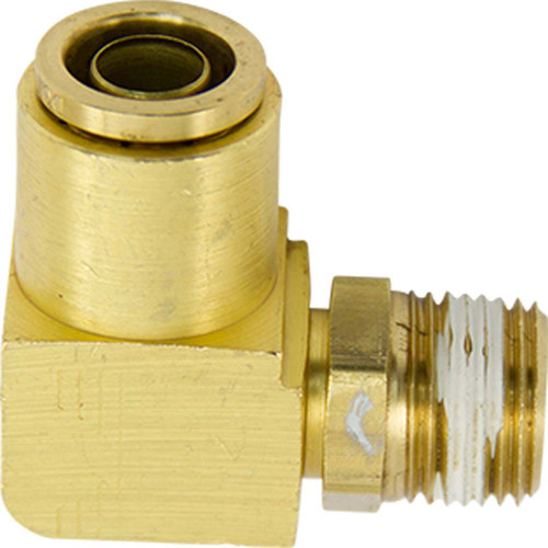 1/2" Tube O.D. x 3/8 MPT, D.O.T. Air Brake Quick Connect 90 deg Swivel Male Elbow - 1869X8S 1/2" Tube O.D. x 3/8 MPT, D.O.T. Air Brake Quick Connect 90 deg Swivel Male Elbow - 1869X8S