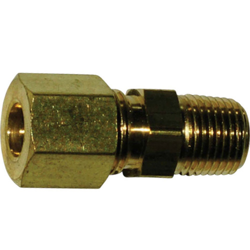1/8" Tube O.D. x 1/16 MPT, Self Align Male Connector 1/8" Tube O.D. x 1/16 MPT, Self Align Male Connector