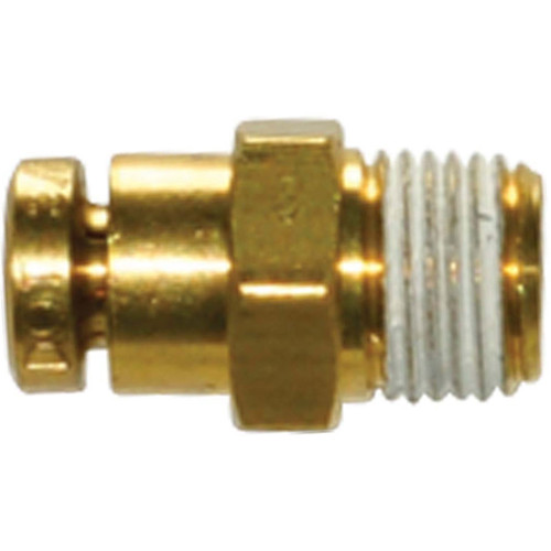 5/32" Tube O.D. x 1/16 MPT, D.O.T. Air Brake Quick Connect Male Connector - 1868X2.5X1 5/32" Tube O.D. x 1/16 MPT, D.O.T. Air Brake Quick Connect Male Connector - 1868X2.5X1