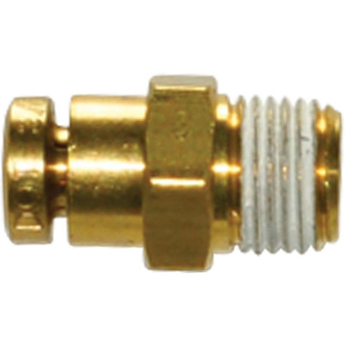 3/16" Tube O.D. x 1/8" MPT, D.O.T. Air Brake Quick Connect Male Connector - 1868X3