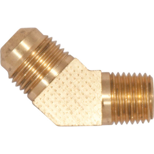 3/8" Tube O.D. x 1/4" , SAE 45 deg Flare 45 deg Male Elbow - 54X6