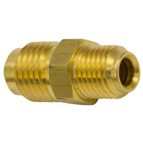 1/4" SAE Tube x 3/16" Inverted Male, SAE 45 Degree Flare Adapter 1/4" SAE Tube x 3/16" Inverted Male, SAE 45 Degree Flare Adapter