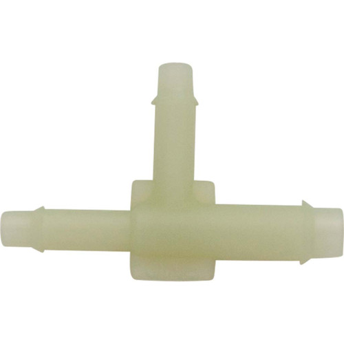 1/4" x 3/16" x 3/16" Tube I.D. 3 Way Tee - Vacuum Hose 1/4" x 3/16" x 3/16" Tube I.D. 3 Way Tee - Vacuum Hose