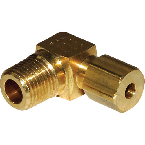 5/8" Tube O.D. x 1/2" MPT, Self Align 90 deg Male Elbow - 691X10 5/8" Tube O.D. x 1/2" MPT, Self Align 90 deg Male Elbow - 691X10