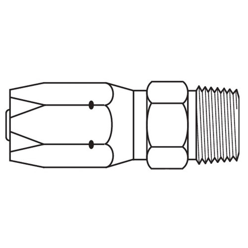 1/4" Hose, 1/4" Male Pipe Rigid, 425 N Series
