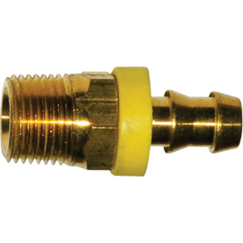 1/2" x 1/2" Male Pipe Rigid, 100 B Series, Field Attachable Hose Fittings 1/2" x 1/2" Male Pipe Rigid, 100 B Series, Field Attachable Hose Fittings