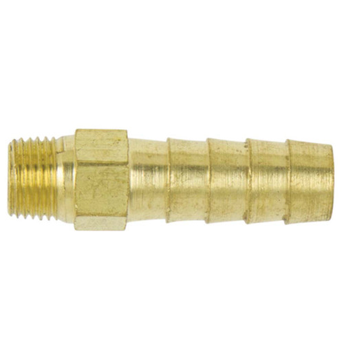 3/8" Hose x 1/8" Male Pipe (PTF Short), 105 B Series, Field Attachable Hose Fitting 3/8" Hose x 1/8" Male Pipe (PTF Short), 105 B Series, Field Attachable Hose Fitting