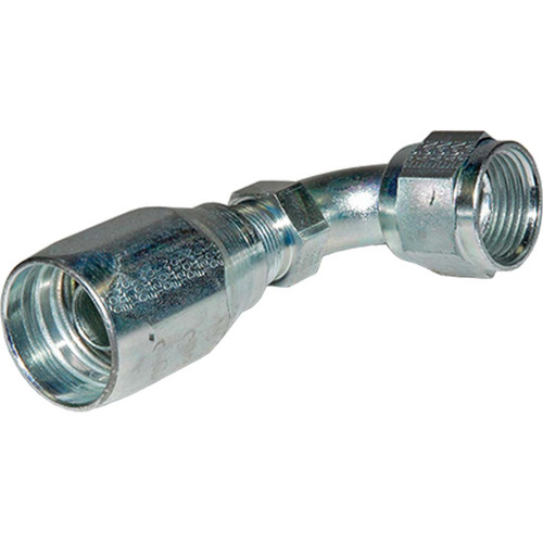 1/2" Hose x 5/8" JIC 37 deg Female Swivel 90 deg Elbow, 247 N Series, Field Attachable Hose Fittings - 24710N670 1/2" Hose x 5/8" JIC 37 deg Female Swivel 90 deg Elbow, 247 N Series, Field Attachable Hose Fittings - 24710N670
