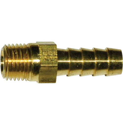 3/8" Hose x 1/2" Male Pipe (PTF Short), 105 B Series, Field Attachable Hose Fittings 3/8" Hose x 1/2" Male Pipe (PTF Short), 105 B Series, Field Attachable Hose Fittings