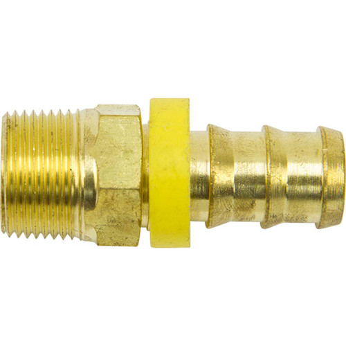3/4" x 3/4" Male Pipe Rigid, 100 B Series, Field Attachable Hose Fittings 3/4" x 3/4" Male Pipe Rigid, 100 B Series, Field Attachable Hose Fittings