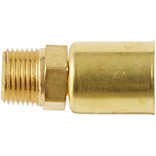 3/8" Male Pipe Rigid, Coll-O-Crimp 338 P Series Hose Fittings - 33806P106